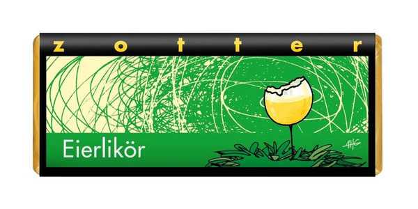 Produktfoto zu Eierlikör Schokolade, Zotter 70g