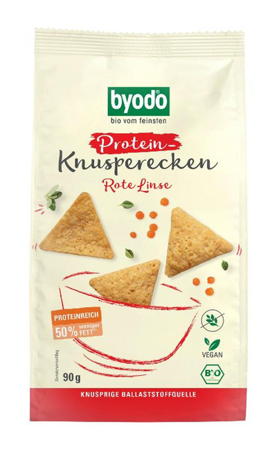 Produktfoto zu Protein Knusperecken Rote Linse 90g