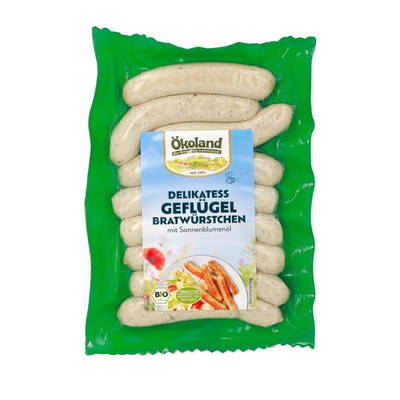 Produktfoto zu Geflügelbratwürstchen 8 Stück, 180g