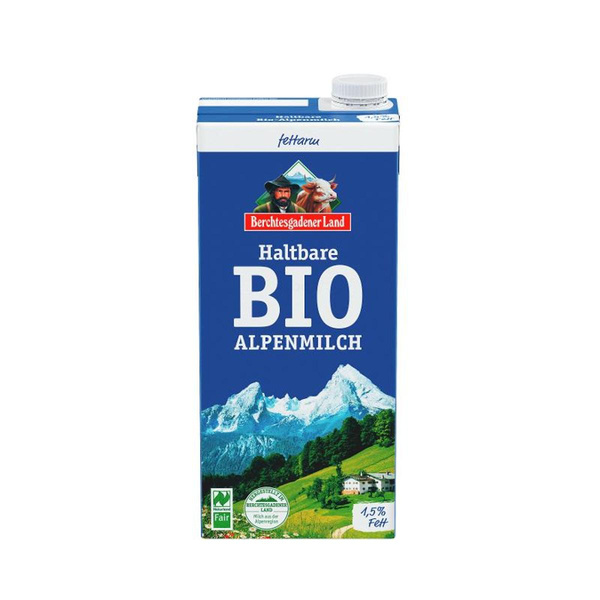 Produktfoto zu H-Alpenmilch fettarm 1,5% 1l Tetra