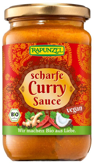 Produktfoto zu Curry-Sauce scharf 330ml