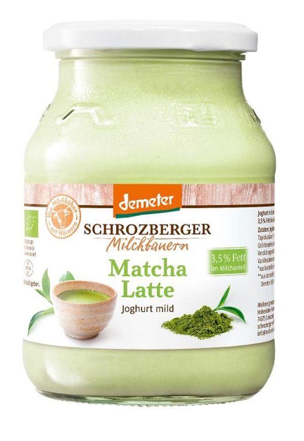 Produktfoto zu Joghurt Matcha Latte 3,5% Fett 500g