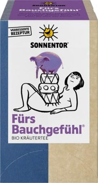 Produktfoto zu Fürs Bauchgefühl Tee 18 Btl., 27g
