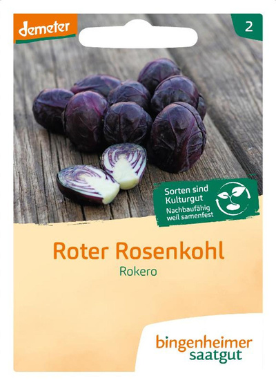 Produktfoto zu Saatgut, Roter Rosenkohl