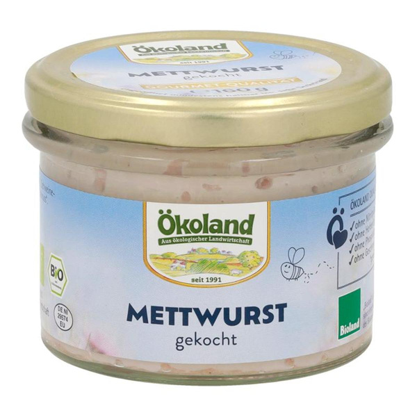 Produktfoto zu Mettwurst gekocht Gourmet Qualität, 160g