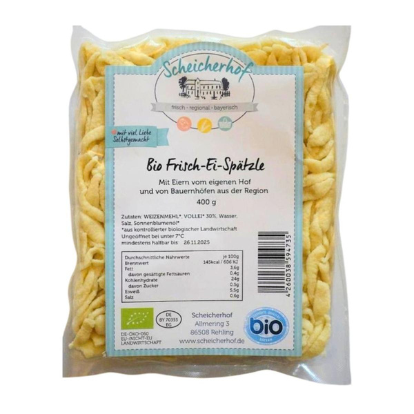 Produktfoto zu Frische Eierspätzle 400g