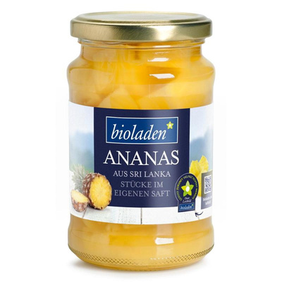 Produktfoto zu Ananasstücke im eigenen Saft, 350g