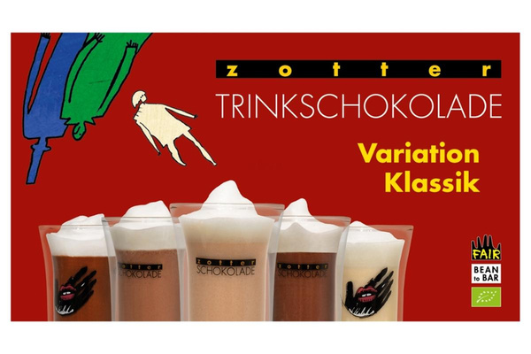 Produktfoto zu Trinkschokolade Variation Klassik 110g (5x22g)
