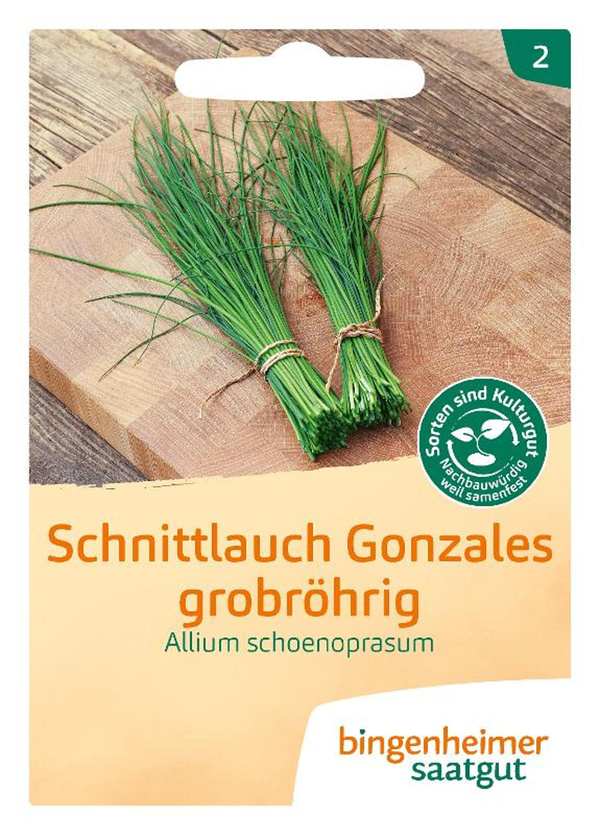 Produktfoto zu Saatgut, Schnittlauch, Gonzales