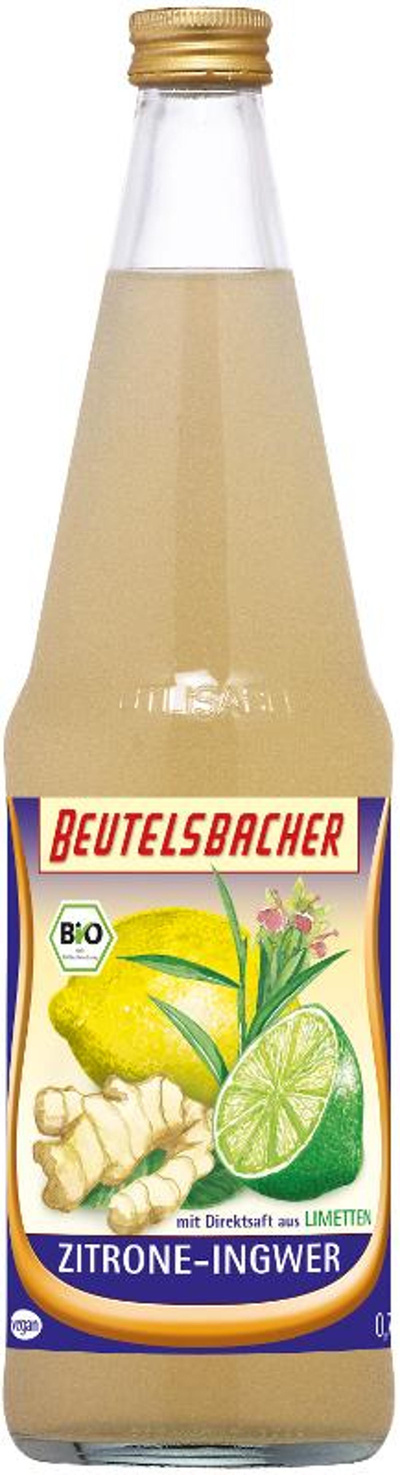 Produktfoto zu Zitrone-Ingwer Saft 0,7l