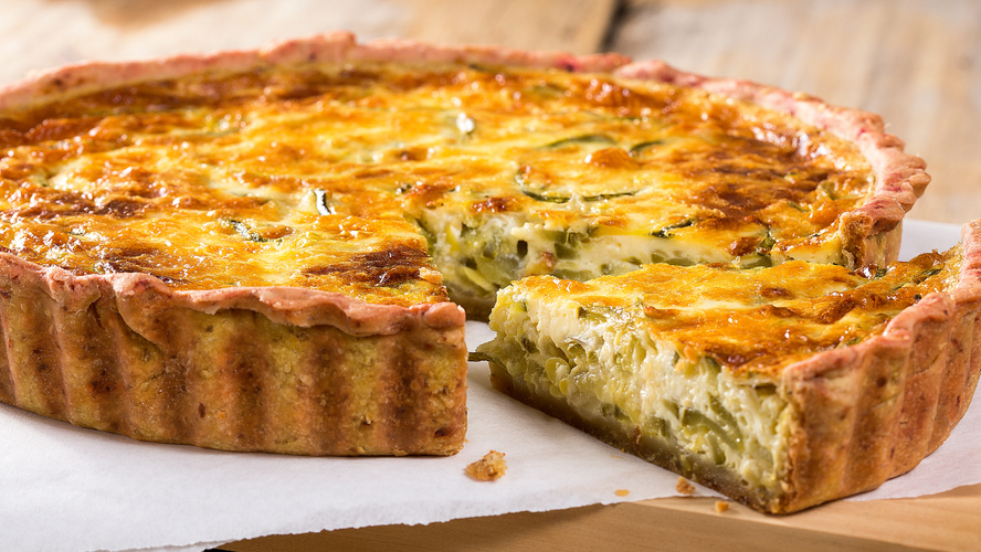 Rezeptbild für Lauch-Quiche 