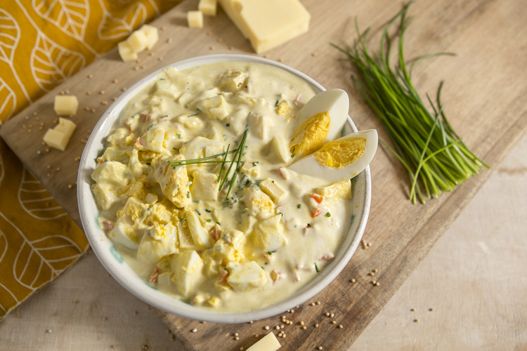Rezeptbild für Eiersalat mit griechischem Joghurt