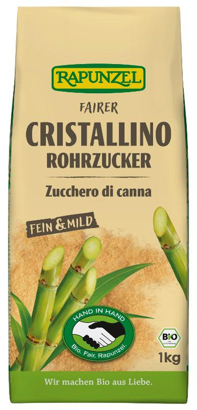 Produktfoto zu Cristallino Rohrzucker 1kg