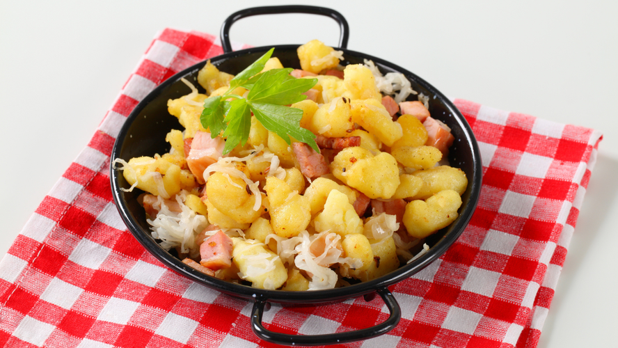 Rezeptbild für Gnocchi-Spitzkohl-Pfanne