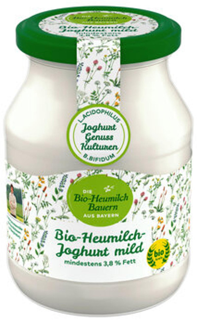 Produktfoto zu Heumilch Joghurt 3,8%, 500g