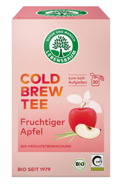 Produktfoto zu Cold Brew Tee Fruchtiger Apfel 20 Btl. 40g