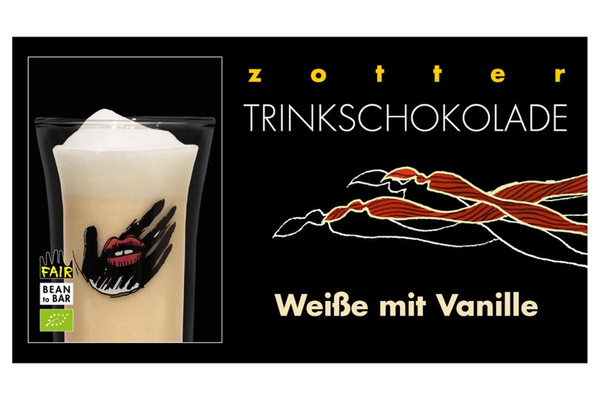 Produktfoto zu Trinkschokolade Weiße mit Vanille 110g (5x22g)