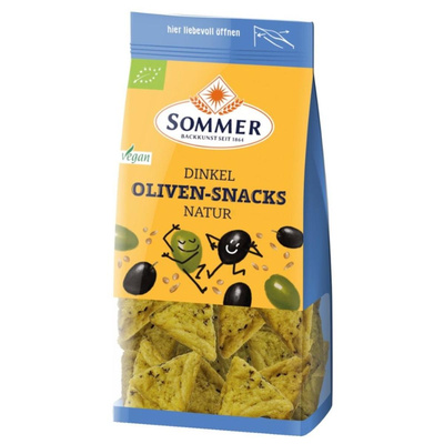 Produktfoto zu Dinkel Oliven-Snacks natur, 150g