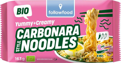 Produktfoto zu Carbonara Style Noodles Yummy+Creamy 163g