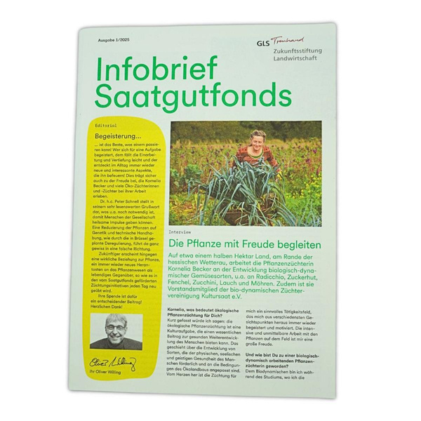 Produktfoto zu Infobrief Saatgutfonds Ausgabe 1-2025