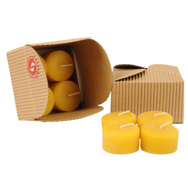 Produktfoto zu Teelichter "natur" in Schachtel, 8 Stk.