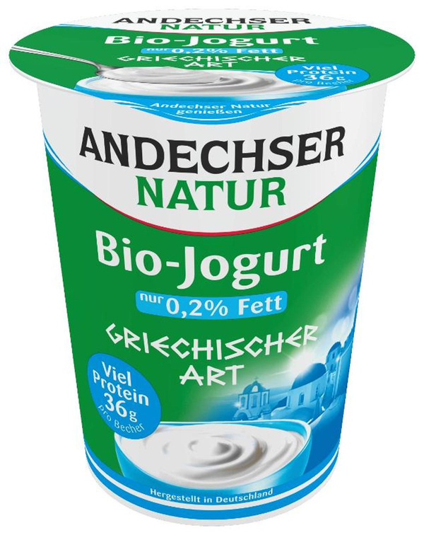 Produktfoto zu Joghurt griechischer Art, 0,2% Fett, 400g Becher