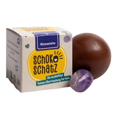 Produktfoto zu SchokoSchatz für Kids "Glückssteine" 25g