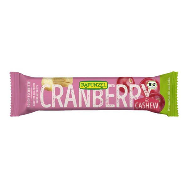 Produktfoto zu Fruchtschnitte Cranberry-Cashew 40g