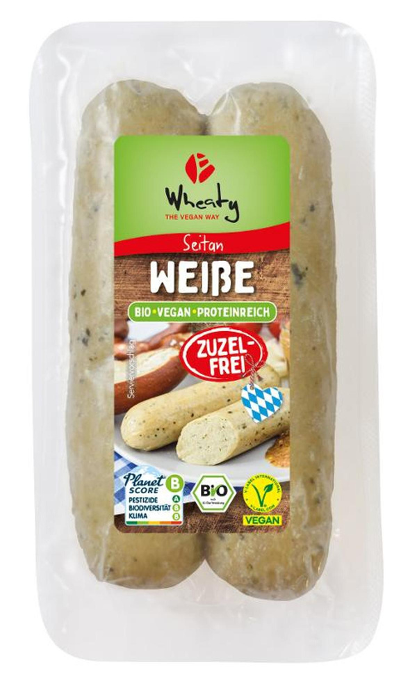 Produktfoto zu Wheaty Vegane Weiße 130g