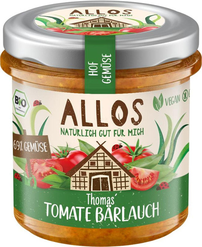 Produktfoto zu Brotaufstrich Thomas Tomate-Bärlauch 135g