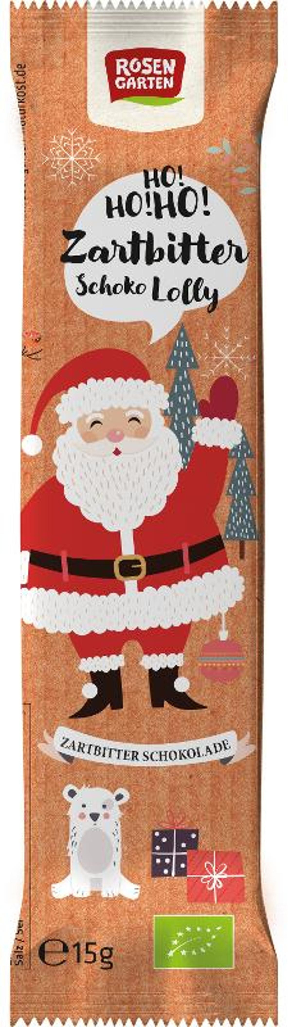 Produktfoto zu Zartbitter-Lolly Nikolaus 15g