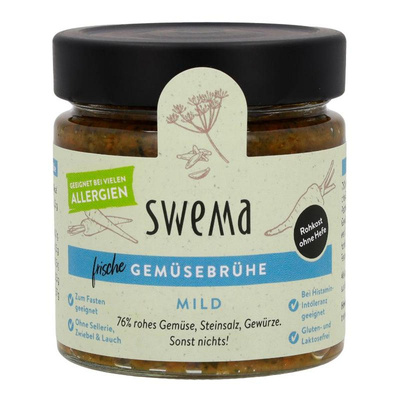Produktfoto zu Frische Gemüsebrühe mild, Rohkost 210g