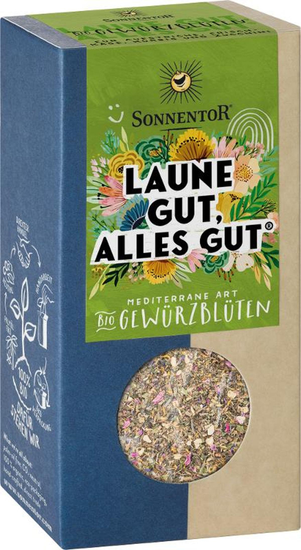 Produktfoto zu Gewürzblüten Laune gut, alles gut, 25g