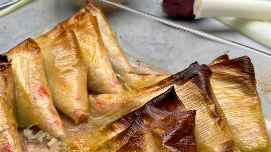 Rezeptbild für Gefüllte Lauchecken