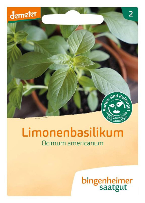Produktfoto zu Saatgut, Limonenbasilikum