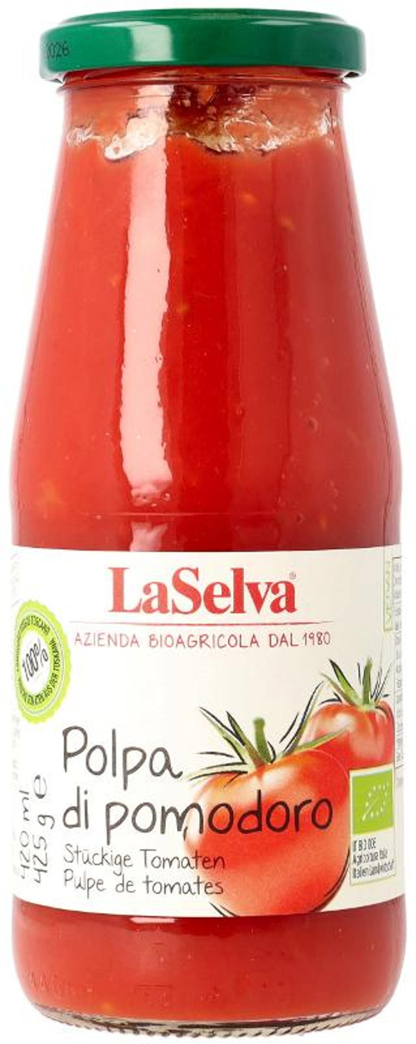 Produktfoto zu Stückige Tomaten - Polpa di pomodoro 425g
