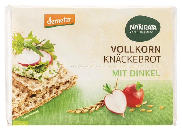 Produktfoto zu Vollkorn Knäckebrot mit Dinkel 250g