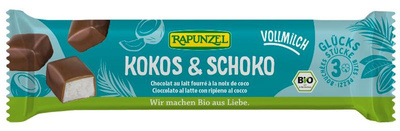 Produktfoto zu Glücksstücke Kokos & Schoko Vollmilch 50g