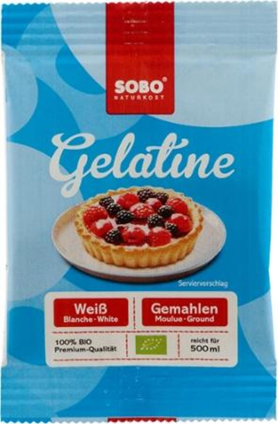 Produktfoto zu Gelatine gemahlen weiß, 9g