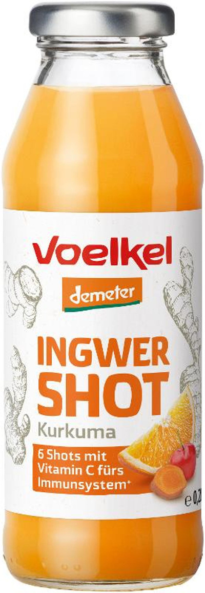 Produktfoto zu Shot Ingwer Kurkuma 0,28l