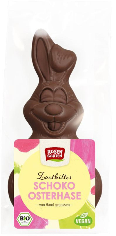 Produktfoto zu Zartbitter-Schoko-Osterhase vegan 80g