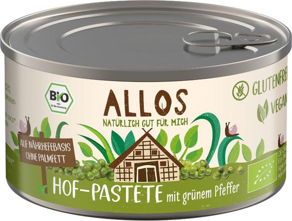 Produktfoto zu Hof Pastete mit grünem Pfeffer 125g