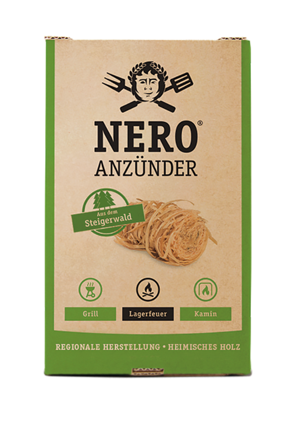 Produktfoto zu Grillanzünder Nero 25 Stk.
