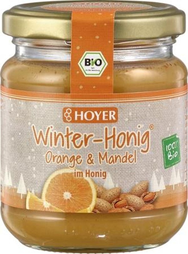 Produktfoto zu Winter-Honig Orange Mandel 250g