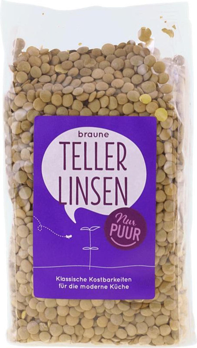 Produktfoto zu Braune Tellerlinsen 500g