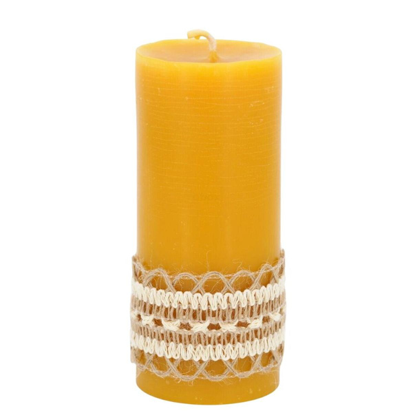 Produktfoto zu Stumpenkerze groß Bienenwachs