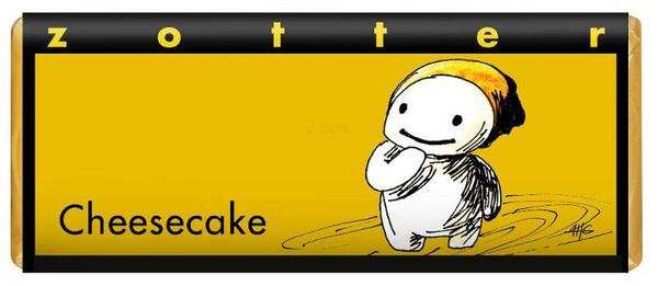 Produktfoto zu Cheesecake 70g, Zotter-Schokolade