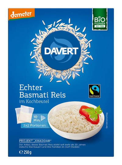 Produktfoto zu Basmati Reis weiß Kochbeutel