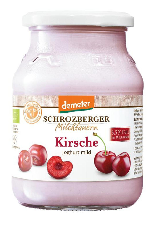 Produktfoto zu Joghurt mild Kirsche mit Holundersaft 500g