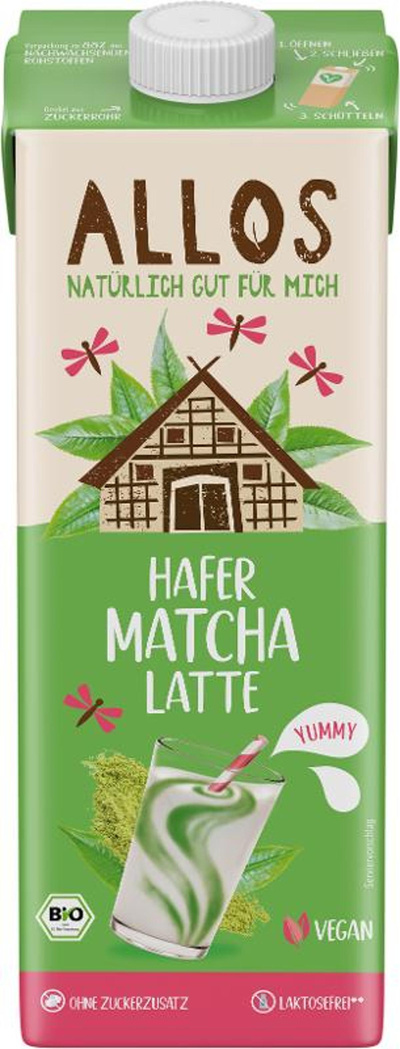 Produktfoto zu Hafer Matcha Latte Drink 1l